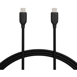 白菜价：2条 Amazon Basics 60W USB-C to USB-C 2.0 1.8米 充电线