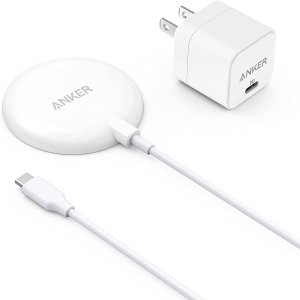 Anker PD 20W 充电头 + 磁吸式无线充电板 套装