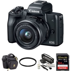 Canon EOS M50 无反相机 + 15-45mm镜头套装