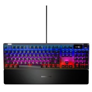 SteelSeries Apex Pro 游戏键盘 自改触发键程 带OLED显示屏