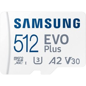 Samsung EVO Plus 512GB 130MB/s microSDXC 存储卡