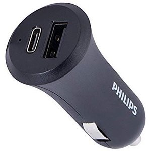 Philips 22.5W USB + USB-C 车载充电器
