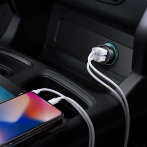 AUKEY 双口车载快速充电器促销
