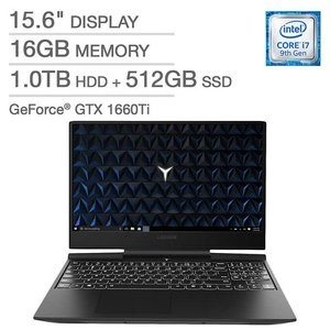 Lenovo LEGION Y545 游戏本 (i7-9750H, 1660Ti, 16GB DDR4, 512GB SSD + 1TB HDD)