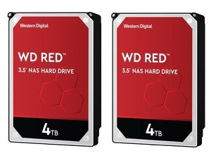 WD Red 4TB NAS硬盘 两个