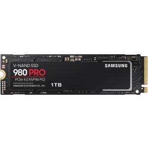 SAMSUNG 980 PRO 1TB PCIe NVMe Gen4 M.2 固态硬盘