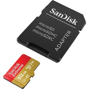 SanDisk Extreme 512GB U3 A2 V30 MicroSDXC 存储卡