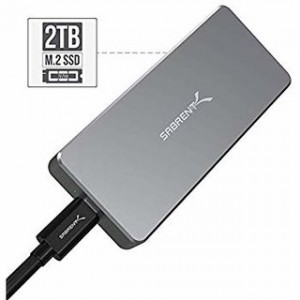 Sabrent Rocket Pro 2TB NVMe USB 3.1 外置固态硬盘