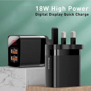 Baseus 18W PD 双USB口 快速充电器