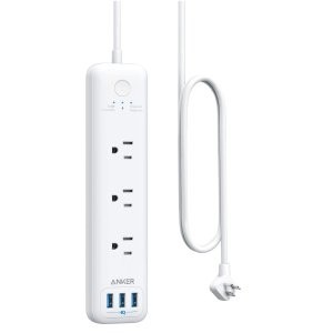 Anker Power Strip 3交流 + 3USB 防电涌插座