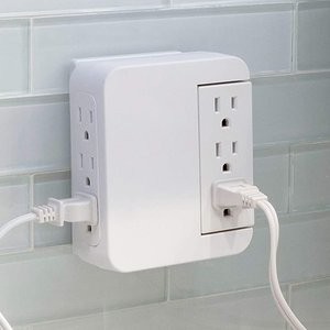 GE Pro Side-Access 6口 防电涌插座